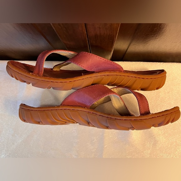 Bogs Sandals Open Toe Leather Deep Mauve 6.5 - Picture 6 of 10